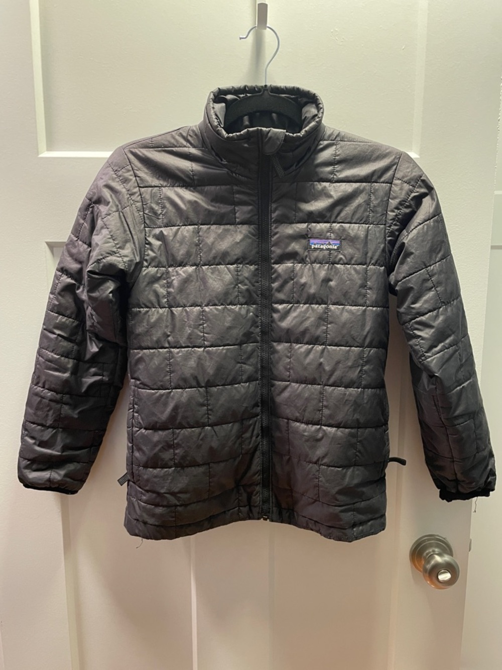 KIDS Patagonia Black Nano Primaloft Puffer Jacket. Kids M.